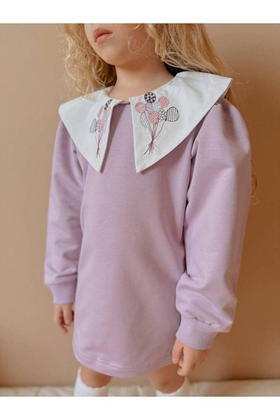YİGİT BUTİK Yigit Butik Girl's Shirt Collar Dress
