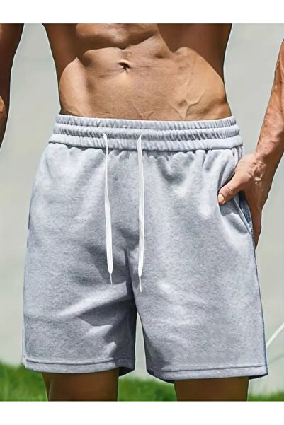 CAONNES Erkek Gri Şort Büyük Beden Battal Eşofman Altı Spor Rahat Giyim Kaliteli Şık Görünüm ŞAH MODAşşll