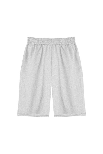 CAONNES Gri Şort Büyük Beden Battal Eşofman Altı Spor Rahat Giyim Kaliteli Şık Görünüm ŞAH MODA44224