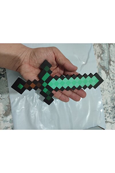 Deposundan Al Mini Elmas Set Ahşap Mdf Kılıç Balta Kazma