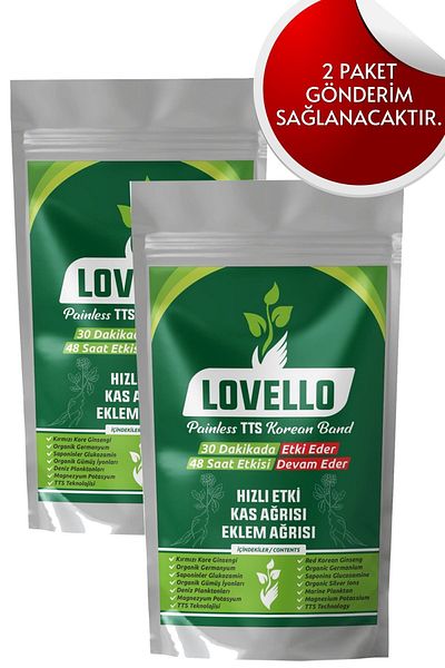 LOVELLO 2 حزمة من شريط كينيسيو كوريا الجينسنغ لتدفئة العضلات والمفاصل، 50 قطعة