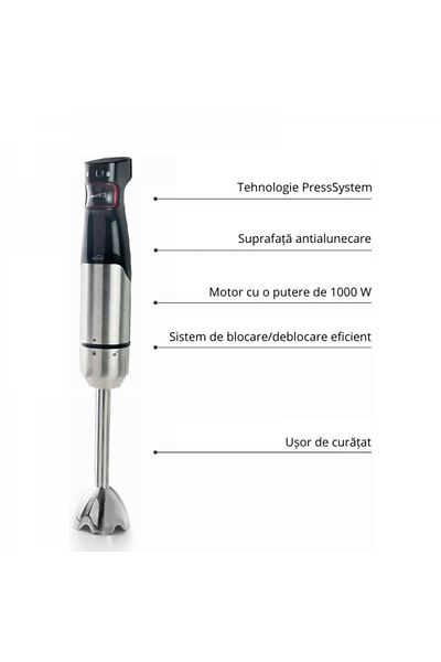 Lacor Blender de mana cu tehnologie Press System, 1000 W