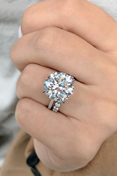 Crystal Diamond Zirconia Sertifikalı,garanti belgeli, 9 karat mega taşlı tekt...