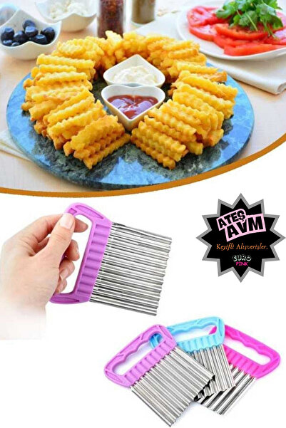 Euro Pink Tırtıklı Dilimleyici ve Şekillendirici