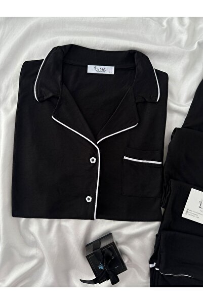 Lena Homewears Σετ πιτζάμες με κοντό μανίκι Lena Yumoş Piping