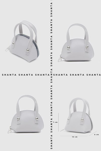 Shanta Gray C11 Mini Size Single Compartment Faux Leather Women's Wallet B:7 E:10 W:6