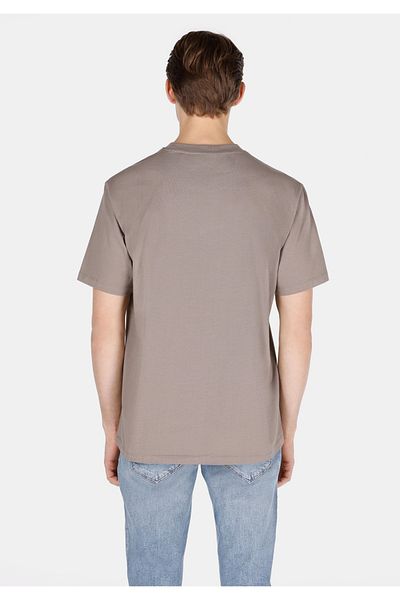 Colin's Comfort Fit Round Neck Plain Men's Gray Short Sleeve T-Shirt