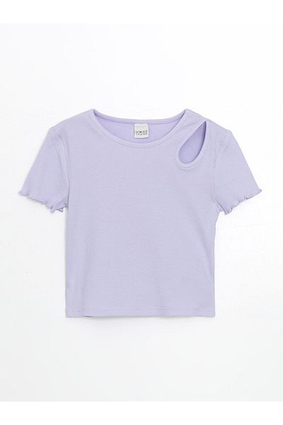 LC Waikiki New Season Crew Neck Girl's T-Shirt - S5Kb53Z4