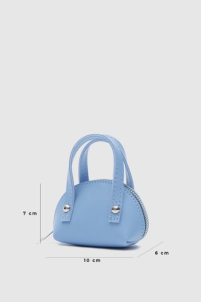 Shanta Light Blue C11 Mini Size Single Compartment Faux Leather Women's Wallet B:7 E:10 W:6