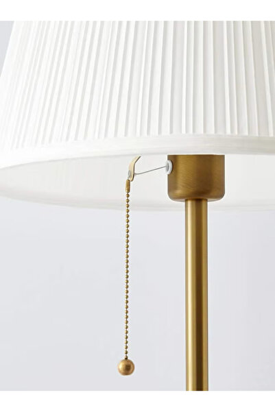 Allin gold floor lamp, ikea lamp, ikea lampshade, tall lamp, gold lamp, tall bulb