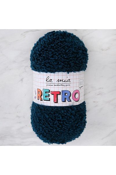 Ethab Ticaret La Mia Retro Petrol Blue Hand Knitting Thread - Lm5206