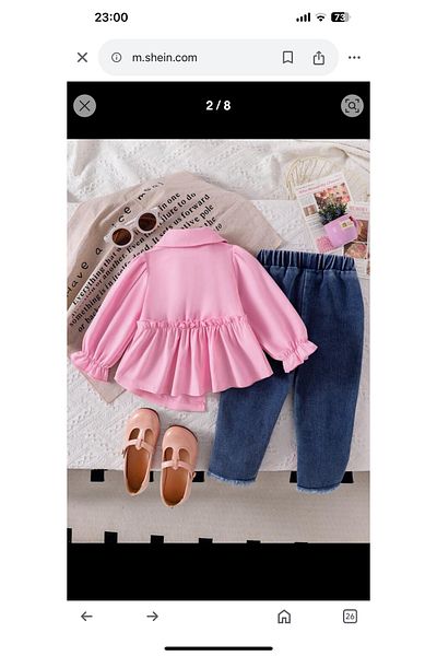 Eybabykids Daisy Denim Suit