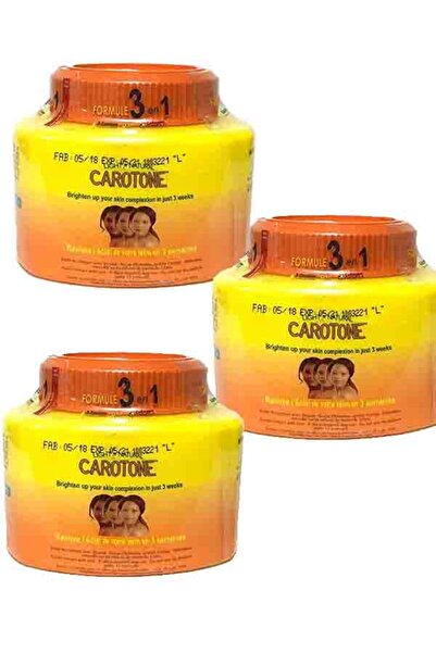 Carotone كريم تفتيح البشرة بتركيبة الكولاجين كاروتون  ثلاث قطع