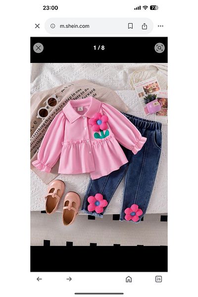 Eybabykids Daisy Denim Suit
