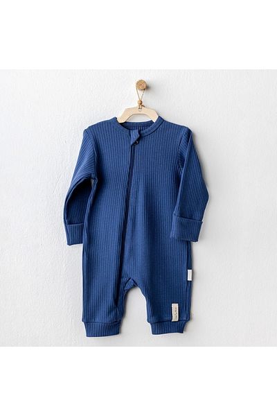 andywawa Ac25209 - Blue Basic Baby Romper