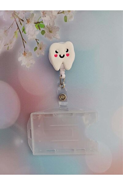 doktorbonem حامل شارة يويو من السيليكون اللطيف ذو الأسنان، واقي بطاقة عمودي أفقي