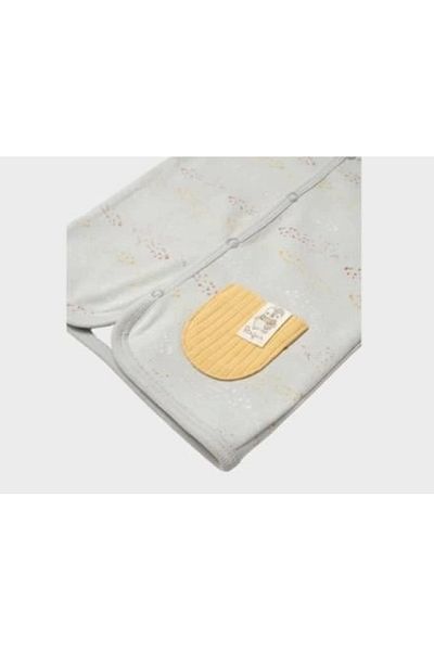 Bibaby Biorganic Penguin Club Vest 61511 Ecru Gray