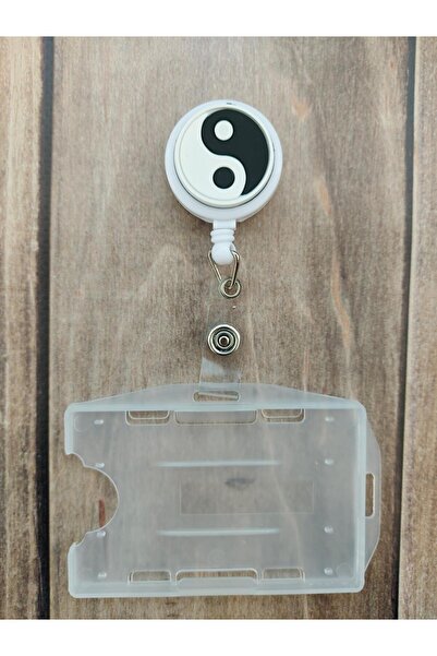 doktorbonem حامل بطاقات عمودي أفقي بياقة يويو من السيليكون - واقي