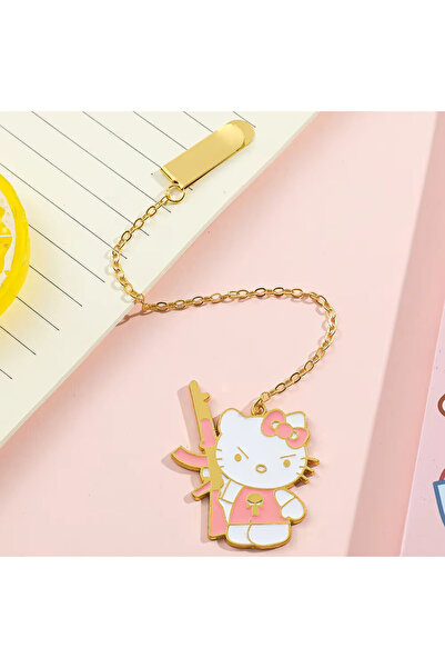 Fivy Μεταλλικός σελιδοδείκτης με αλυσίδα με φιγούρες Sanrio