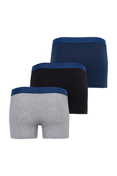 Blackspade Ανδρικά Boxer 3 Pack Modern Basics 9472 - Γκρι Navy Blue Black (ΣΚΟΥΡΟ ΜΠΛΕ ΛΑΣΤΙΧΟ ΜΕΣΗΣ)