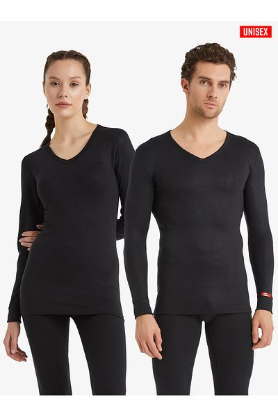 Blackspade Unisex Θερμικό T-Shirt 2ο Επίπεδο 1257 - Μαύρο