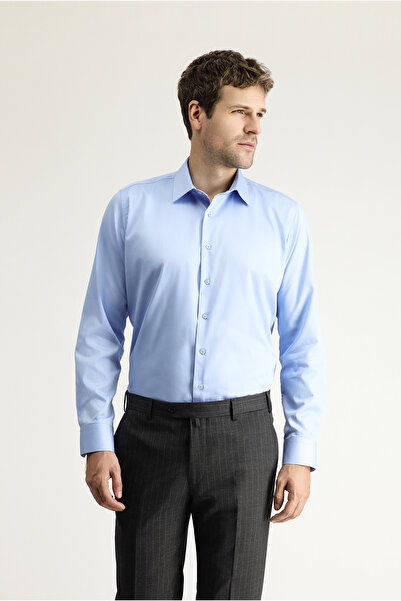 Kiğılı Довгий рукав, облягаючий крій, класична бавовняна сорочка