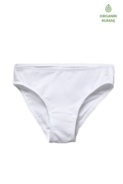 Blackspade Chiloți organici pentru fete Pachet 2 1195 - Alb