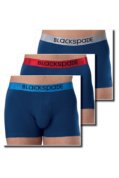 Blackspade Ανδρικά Boxer 3 Pack Modern Basics 9470 - Μπλε