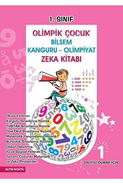 Altın Nokta Yayınları Altın Nokta 1. Sınıf Olimpik Çocuk Bilsem Kanguru Olimp...