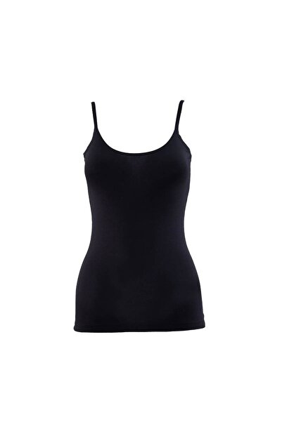 Blackspade Tricou cu bretele subțiri pentru femei Comfort 1547 - Negru