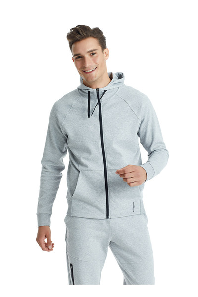 Blackspade Γκρι ανδρικό φούτερ 80000