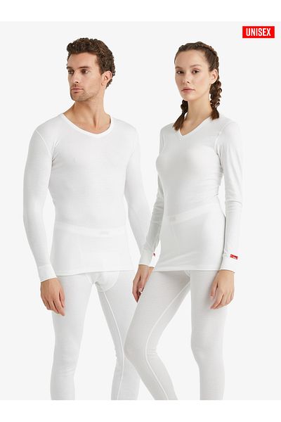 Blackspade Unisex Θερμικό T-Shirt 2ο Επίπεδο 1257 - Λευκό