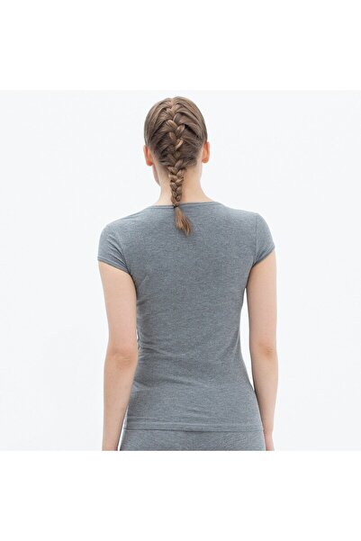 Blackspade Blakspade -1622-women's Grimelange Silver T-shirt-grey Melange