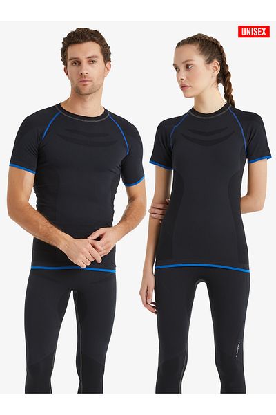 Blackspade Unisex Θερμικό T-Shirt Pro 2ο Επίπεδο 9570 - Ανθρακί