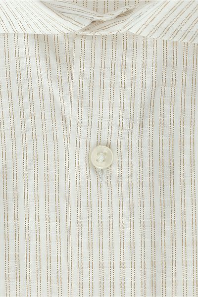 Abdullah Kiğılı Long Sleeve Classic Patterned Cotton Shirt