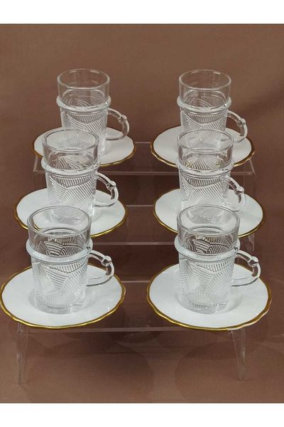 AR HOME 12 Piece Teacup Set