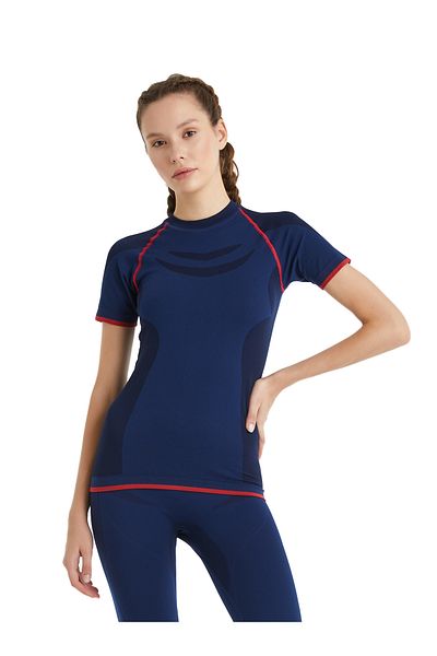Blackspade Unisex Θερμικό T-Shirt Pro 2ο Επίπεδο 9570 - Navy Blue