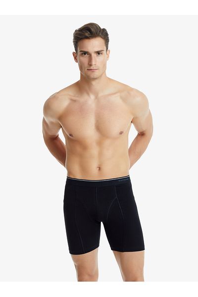 Blackspade Ανδρικά ρετρό μπόξερ - Cotton Elastane, Tender Cotton 9216, Μαύρο