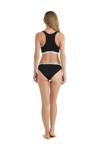 Blackspade Women's Slip Panties Silver 1620 - Black