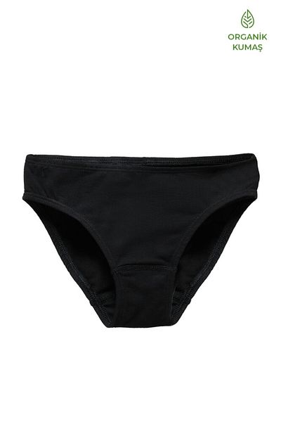 Blackspade Girl's Organic Panties 2 Pack 1195 - Black