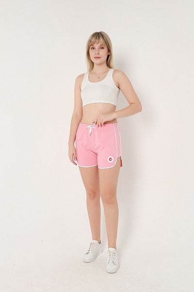 rlt relax time Women's Mini Shorts - Openent Combed Cotton and Slit