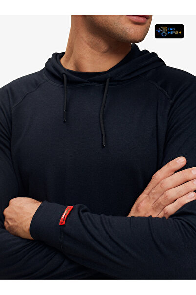 Blackspade Ανδρικό θερμικό φούτερ 2. Επίπεδο 7468 - Μαύρο