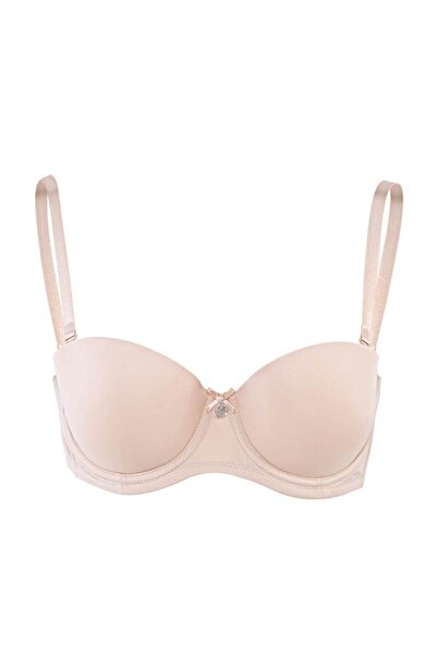 Blackspade Essential Straplez Dolgulu Push-up Sütyen 3002 - Ten