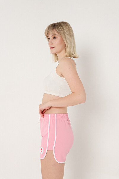 rlt relax time Kadın Openent Penye Yırtmaçlı Mini Şort