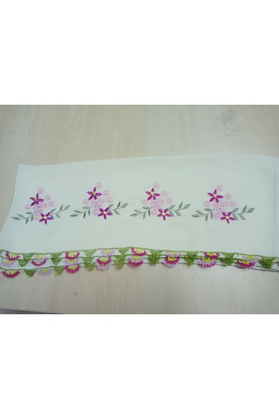 hoaryage Needle Embroidered Prayer Cover 145X75 cm Handmade Embroidery Fabric Mevlit Season Length Labeled