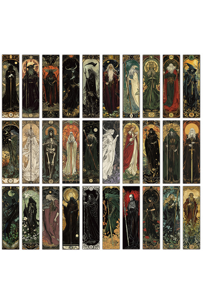 Choice 60 قطعة 30/60 قطعة علامات مرجعية على الطراز القوطي الإبداعي Dark Wizar...