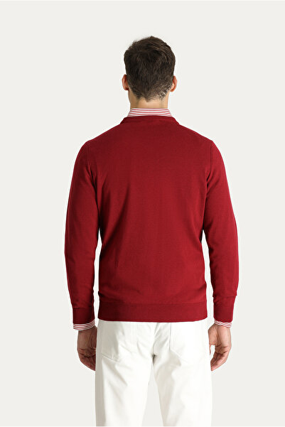 Kiğılı Crew Neck Slim Fit Slim Fit Cotton Knitwear Sweater