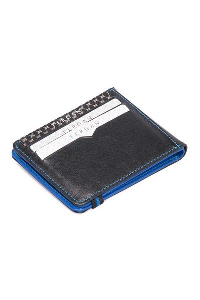 Tergan Black Genuine Leather Men's Credit Card Holder - S1Kk 00001600 -K1B