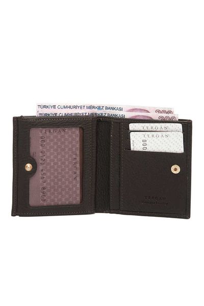 Tergan Brown Leather Women's Wallet - S1Cb 00005627 -A42