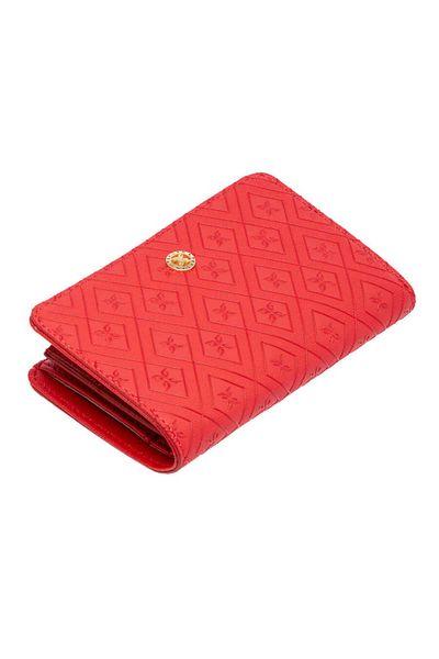 Tergan Red Print Women's Wallet - S1Cb00055815-S4R